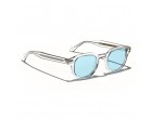 Sunglasses - Moscot LEMTOSH SUN Crystal Aντρικά Γυαλιά Ηλίου